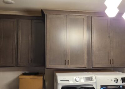 Kitchen Cabinets Raleigh Shaker Style Graphite Stain Full Depth Cabinets