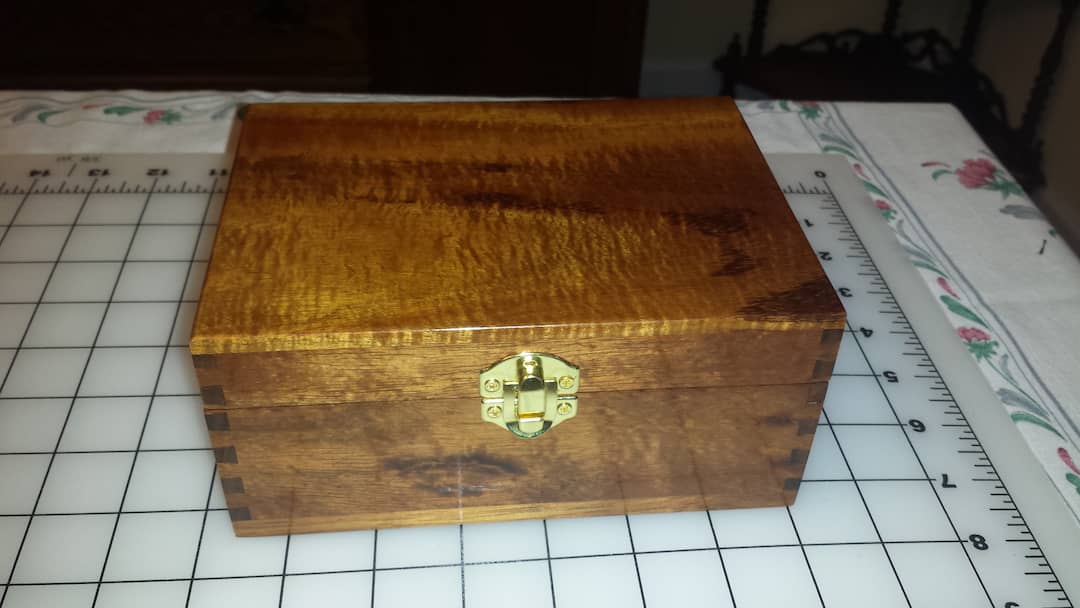 Raleigh Kitchen Cabinets Koa Finger Joint Jewlery Box